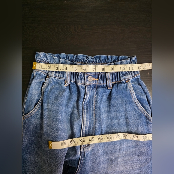 Bdg Urban Outfitters Pull On Mom High-Waisted 100% Cotton Stretch Jeans Size 24 - Picture 12 of 14